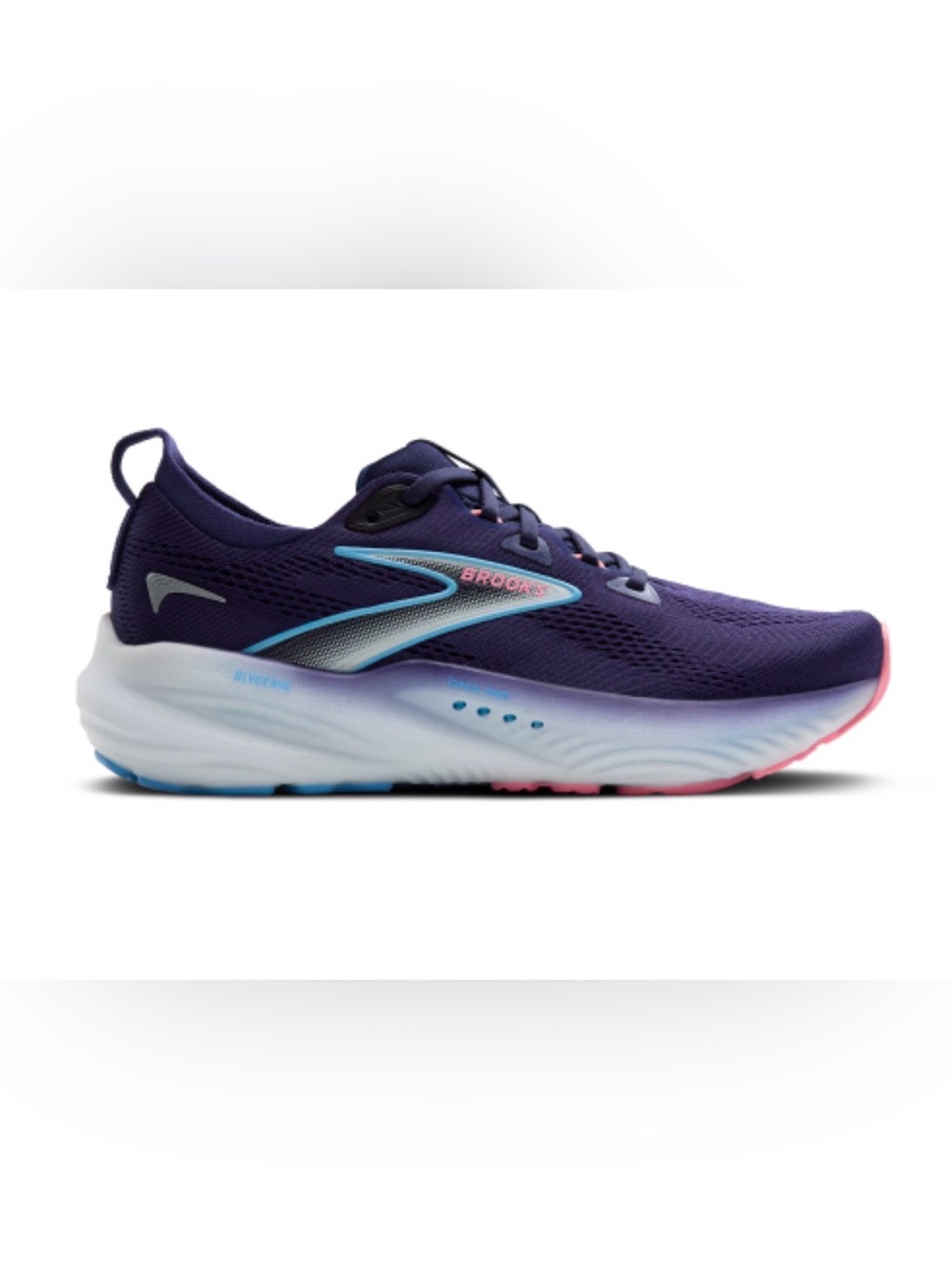 Women's Brooks Glycerin 22 Road Running Shoes Blue Ribbon/Peacoat/Dianthus